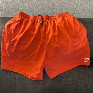 Bright Orange Athletic Shorts